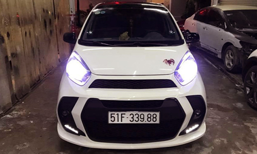 Kia Morning độ bodykit made in Vietnam giá chỉ 38 triệu